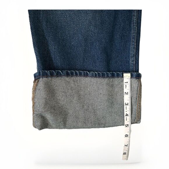 We The Free Major Leagues High Rise Cuff Crop Jean Womens 31 Carpenter - Picture 7 of 16